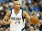 Richard Jefferson #24 of the Dallas Mavericks dribbles the ball against the Detroit Pistons at American Airlines Center on January 7, 2015