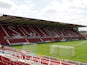 A general view of the County Ground during the Pre Season Friendly match between Swindon Town and Everton at the County Ground on July 11, 2015