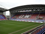 A general view of the DW Stadium during the Sky Bet Championship match between Wigan Athletic and Bolton Wanderers at the DW Stadium on December 15, 2013
