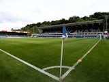 A general view of Adams Park ahead of the pre season friendly match between Wycombe Wanderers and Chelsea at Adams Park on July 16, 2014