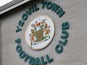 A general view of the Yeovil Town club logo during the FA Cup Third Round match between Yeovil Town and Leyton Orient at Huish Park on January 4, 2014