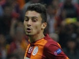 Alex Telles (L) during the UEFA Champions League Group D football match between Galatasaray and Dortmund on October 22, 2014