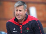 Ashley Giles, the Lancashire head coach, looks on during day three of the LV Division Two County Championship match between Northamptonshire and Lancashire held at the County Ground on May 5, 2015