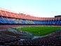 A general view of the stadium prior to kickoff during the UEFA Champions League Round of 16 match between FC Barcelona and Manchester City at Camp Nou on March 12, 2014