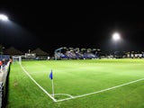 A general view of Holker Street Stadium during the FA Cup 2nd Round Replay match between Barrow and Oxford United at the Holker Street Stadium on December 8, 2009