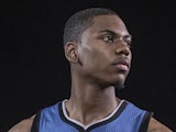 Glenn Robinson #22 of the MInnesota Timberwolves poses for a portrait during the 2014 NBA rookie photo shoot at MSG Training Center on August 3, 2014
