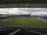 General view of Starks park ahead of the Pre Season Friendly between Raith Rovers and Hearts at Starks Park on July 07, 2015