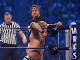 'Rowdy' Roddy Piper battles WWE Superstar Chris Jericho during WrestleMania 25 at Reliant Stadium on April 5, 2009