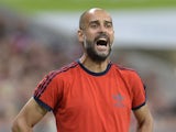 Bayern Munich's Spanish headcoach Pep Guardiola reacts during the Audi Cup football match FC Bayern Munich vs AC Milan in Munich, southern Germany, on August 4, 2015