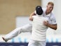 Ben Stokes mounts Joe Root after taking the wicket of Shaun Marsh on day two of the Fourth Test of The Ashes on August 7, 2015