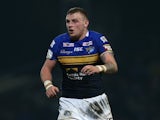 Brad Singleton of Leeds Rhinos looks on during the First Utility Super League match between Leeds Rhinos and Widnes Vikings at Headingley Carnegie Stadium on February 13, 2015