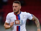 Connor Wickham of Crystal Palace in action during the pre season friendly match between Dagenham and Redbridge and Crystal Palace at Victoria Road Stadium on August 3, 2015