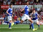 Ryan Fraser of Ipswich Town celebrates scoring his sides second goal during the Sky Bet Championship match between Brentford and Ipswich Town at Griffin Park on August 8, 2015