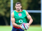 Jonny May in action during an England training session on August 4, 2015