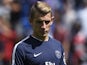 Paris Saint-Germain's French defender Lucas Digne is pictured before the French Trophy of Champions football match against Paris-Saint-Germain vs Lyon at Saputo stadium in Montreal on August 1, 2015