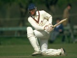 Peter Roebuck of Somerset in action during a match against Oxfordshire in Oxford, England in April 1985