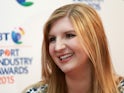Rebecca Adlington is interviewed on the red carpet at the BT Sport Industry Awards 2015 at Battersea Evolution on April 30, 2015