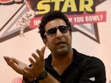 Pakistani cricket legend, Wasim Akram speaks during a press briefing at the 13-day camp under the Pakistan Cricket Board in Karachi on August 1, 2015