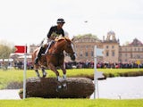 Andrew Nicholson of New Zealand rides Nereo during the Cross-Country Test at the Badminton Horse Trials 2015 on May 9, 2015 in Badminton, Gloucestershire.