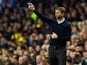 Manager Tim Sherwood of Aston Villa gives direction from the touchline during the Barclays Premier League match between Aston Villa and Manchester United on August 14, 2015 