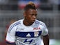 Clinton N'Jie of Olympique Lyonnais in action during the preseason friendly match between Olympique Lyonnais and AC MIlan at Gerland Stadium on July 18, 2015