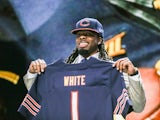 Kevin White is picked by the Chicago Bears in the NFL Draft in April 2015