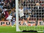 Manchester United's Belgian midfielder Adnan Januzaj scores his team's first goal during the English Premier League football match between Aston Villa and Manchester United at Villa Park in Birmingham, central England, on August 14, 2015