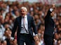 Stoke boss Mark Hughes has the hump on the touchline of the game with Spurs on August 15, 2015