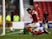 Tyler Walker of Nottingham Forest scores his sides first goal during the Capital One Cup First Round match between Nottingham Forest and Walsall at City Ground on August 11, 2015