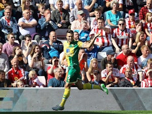 Norwich two goals ahead at Sunderland