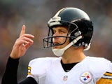 Kicker Shaun Suisham #6 of the Pittsburgh Steelers looks on against the New York Jets during a game at MetLife Stadium on November 9, 2014