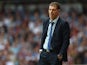 West Ham manager Slaven Bilic watches on during the game with Leicester on August 15, 2015
