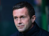 Celtic manager Ronny Deila looks on during the UEFA Champions League Qualifying play off first leg match, between Celtic FC and Malmo FF at Celtic Park on August 19, 2015