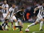 Chelsea's Spanish midfielder Pedro (C) runs with the ball in the build up to scoring the opening goal of the English Premier League football match between West Bromwich Albion and Chelsea at The Hawthorns in West Bromwich, central England on August 23, 20