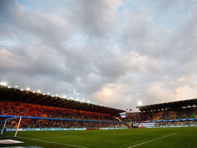 General view of Jan Breydel Stadium, home of Club Brugge, in March 2015