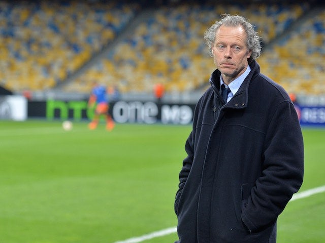 Club Brugge manager Michel Preud'homme on April 23, 2015