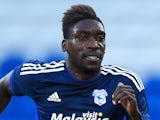 Cardiff striker Sammy Ameobi in action during the Pre season friendly match between Cardiff City and Watford at Cardiff City Stadium on July 28, 2015
