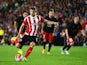 Jay Rodriguez of Southampton scores from the penalty spot during the UEFA Europa League Play Off Round 1st Leg match between Southampton and Midtjylland at St Mary's Stadium on August 20, 2015