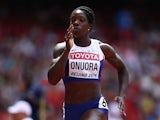 Anyika Onuora in action during the 400m heats at the World Championships on August 24, 2015
