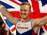 Ginger Greg Rutherford celebrates winning the long jump for Great Britain at the World Championships on August 25, 2015
