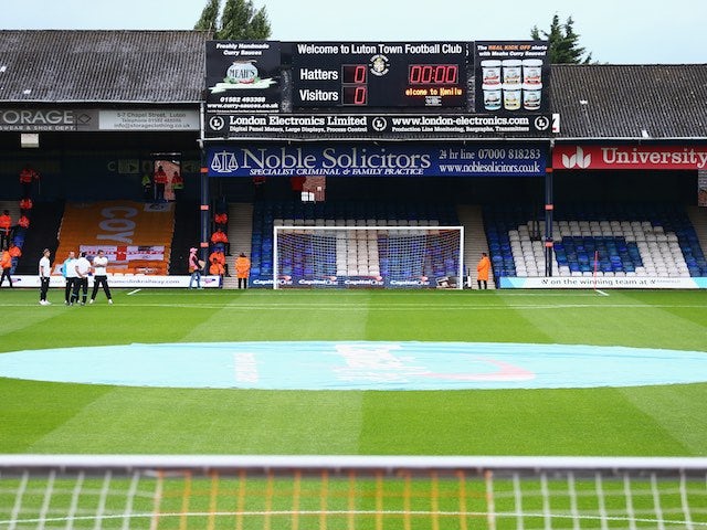 A general view inside Kenilworth Road ahead of the League Cup game between Luton Town and Stoke City on August 25, 2015