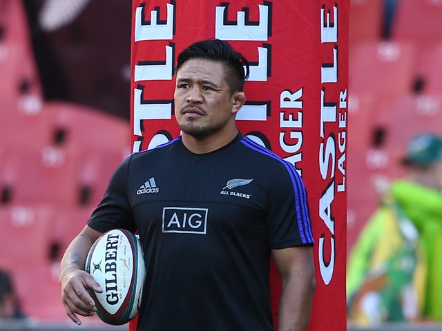 Keven Mealamu of New Zealand during The Castle Lager Rugby Championship 2015 match between South Africa and New Zealand at Emirates Airline Park on July 25, 2015