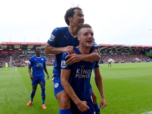 Vardy penalty earns point for Leicester