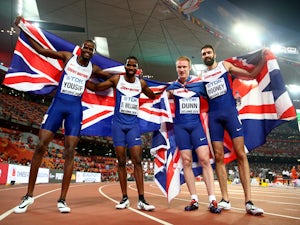 Great Britain claim bronze in men's 4x400m relay