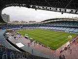  General view of the Anoeta Stadium, home of Real Sociedad de Futbol taken during the UEFA Champions League group stage match between Real Sociedad de Futbol and Shakhtar Donetsk held on September 17, 2013