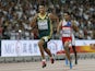 South Africa's Wayde Van Niekerk wins the final of the men's 400 metres athletics event at the 2015 IAAF World Championships at the 'Bird's Nest' National Stadium in Beijing on August 26, 2015
