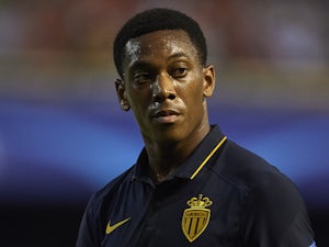 Anthony Martial of Monaco looks on during the UEFA Champions League Qualifying Round Play Off First Leg match between Valencia CF and AS Monaco at Mestalla Stadium on August 19, 2015