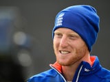 Ben Stokes in action during an England nets session on September 2, 2015