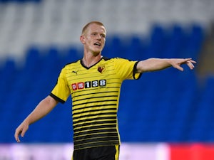 Watford player Ben Watson in action during the Pre season friendly match between Cardiff City and Watford at Cardiff City Stadium on July 28, 201