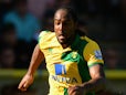 Cameron Jerome of Norwich City during the Barclays Premier League match between Norwich City and Stoke City at Carrow Road on August 22, 2015 in Norwich, United Kingdom.